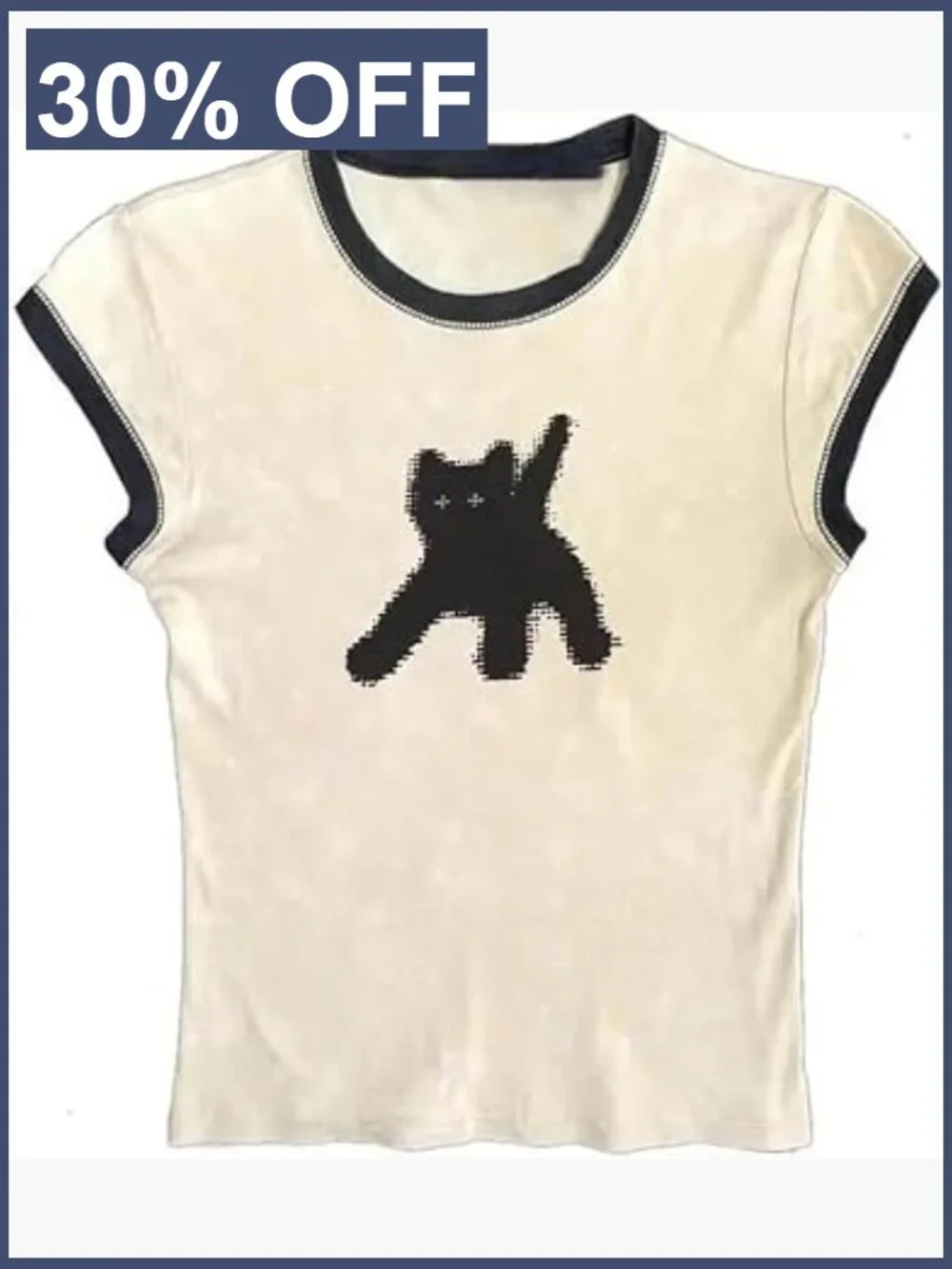 Y2K Graphic Baby Tee Grunge Crop Top Women Aesthetic Emo Shirt